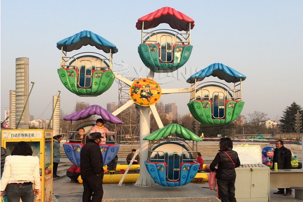 giant observation wheel at a resort
